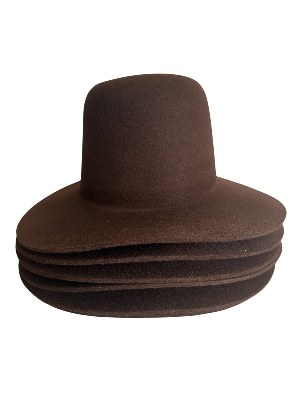 Hat Bodies 100% fur 200 gms - Preblocked- Chocolate
