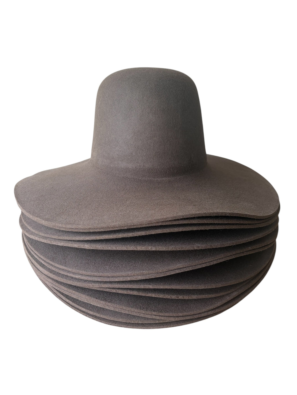 Hat Bodies 100% fur 220 gms - Light Brown - Preblocked