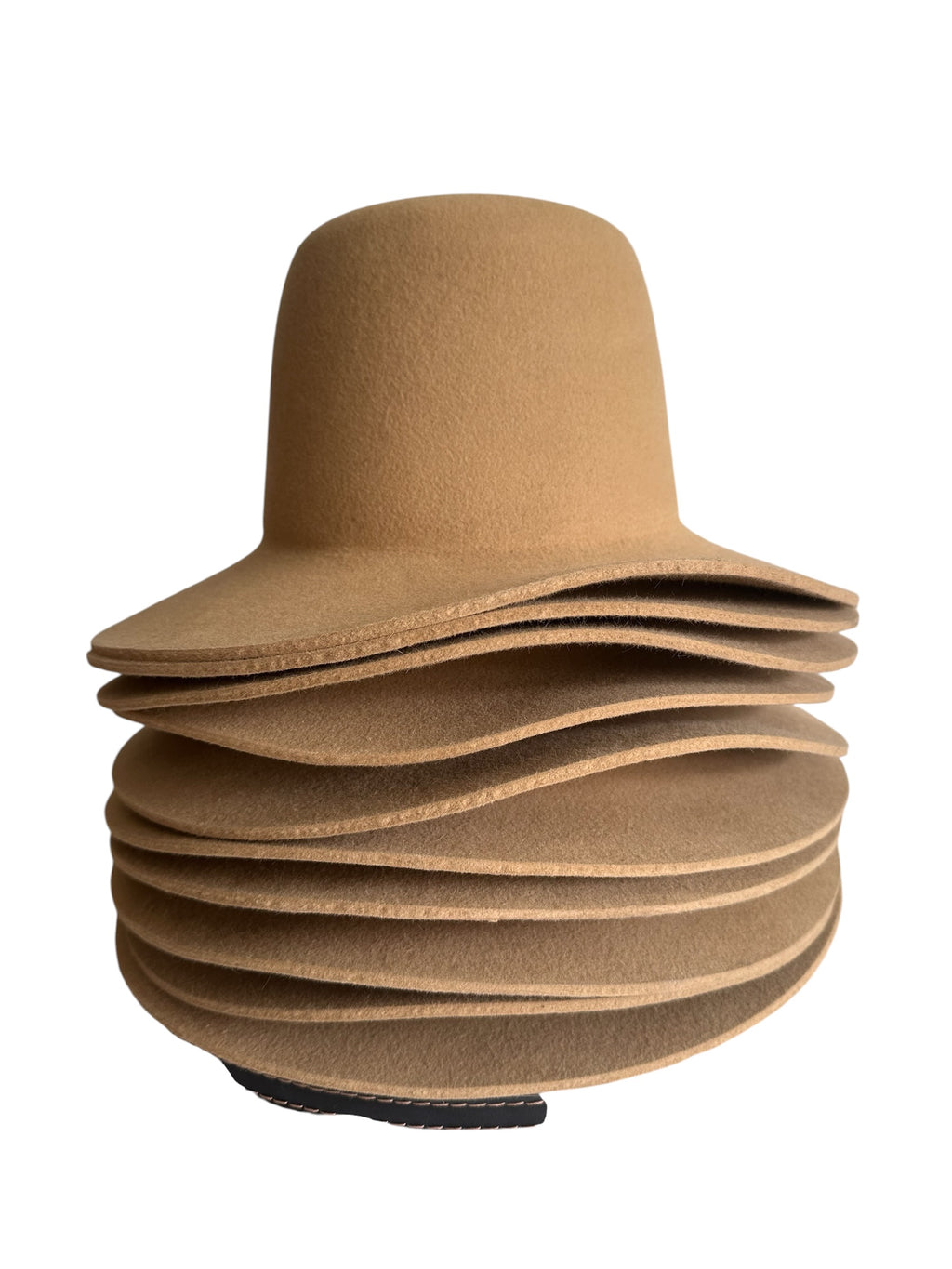 Hat Bodies 100% fur 200 gms - Preblocked - Sand