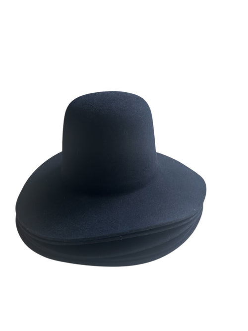 Hat Bodies 100% fur 200 gms - Preblocked - Navy blue