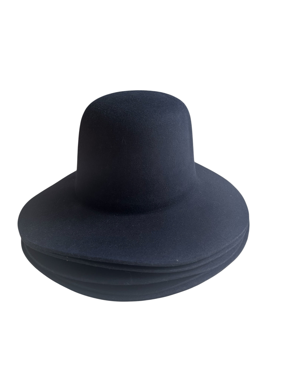 Hat Bodies 100% fur 200 gms - Preblocked - Navy blue