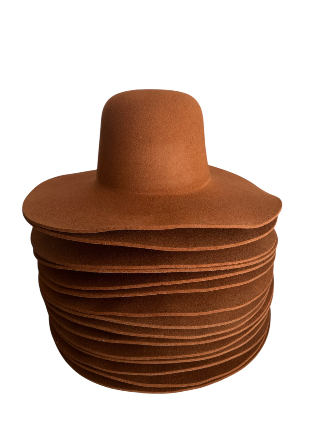 Hat Bodies 100% fur 220 gms - Whisky - Preblocked