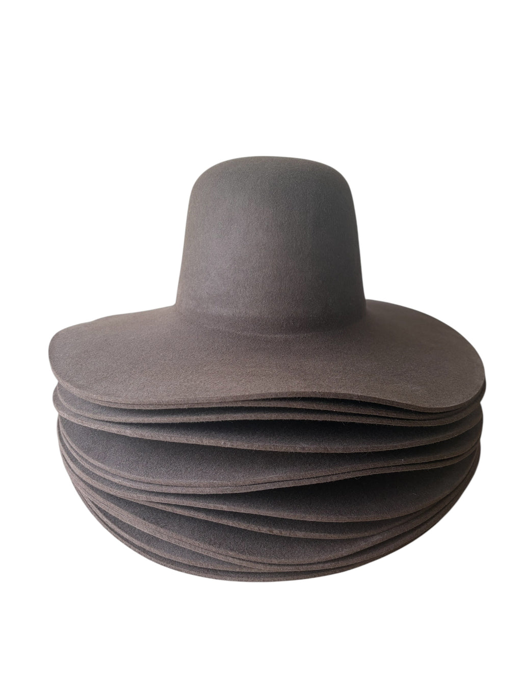 Hat Bodies 100% fur 220 gms - Light Brown - Preblocked