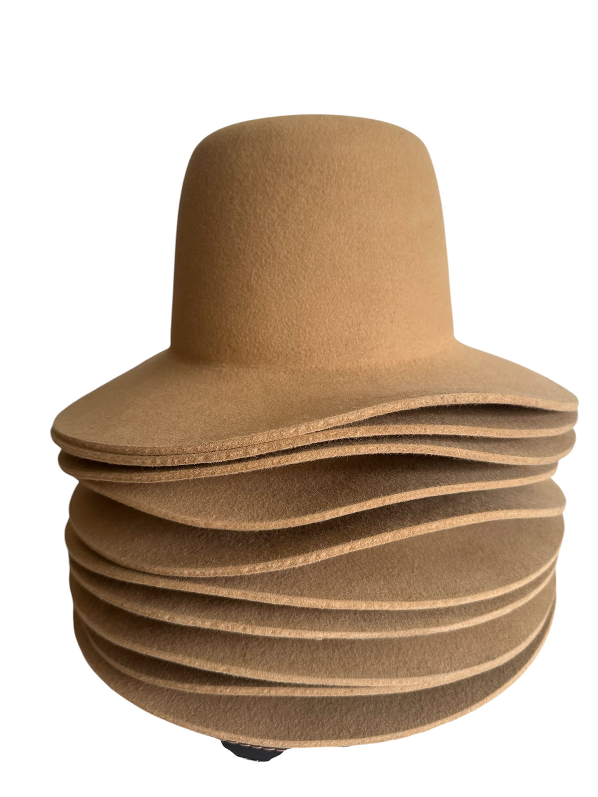 Hat Bodies 100% fur 200 gms - Preblocked - Sand
