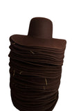 Hat Bodies 100% fur 220 gms - Chocolate Brown
