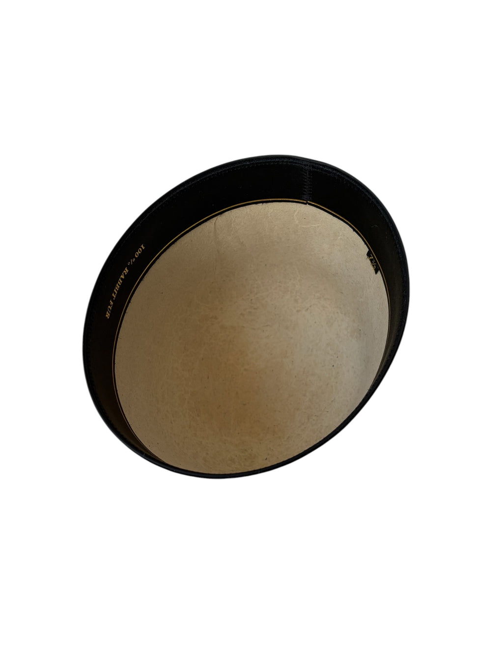 Hat Bodies with sweatband - 100% second quality fur felt - 220 gms - off white