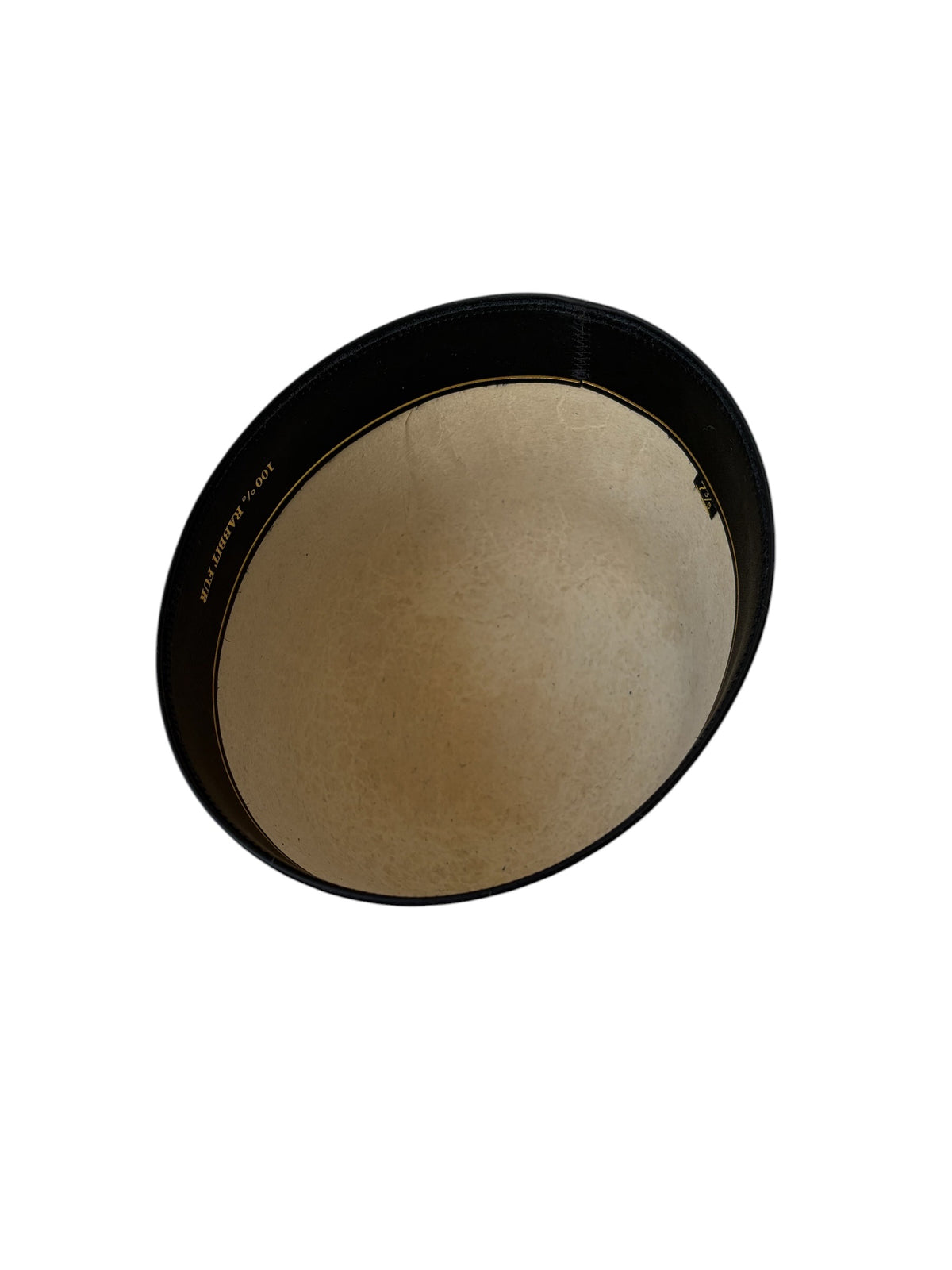 Hat Bodies with sweatband - 100% second quality fur felt - 220 gms - off white