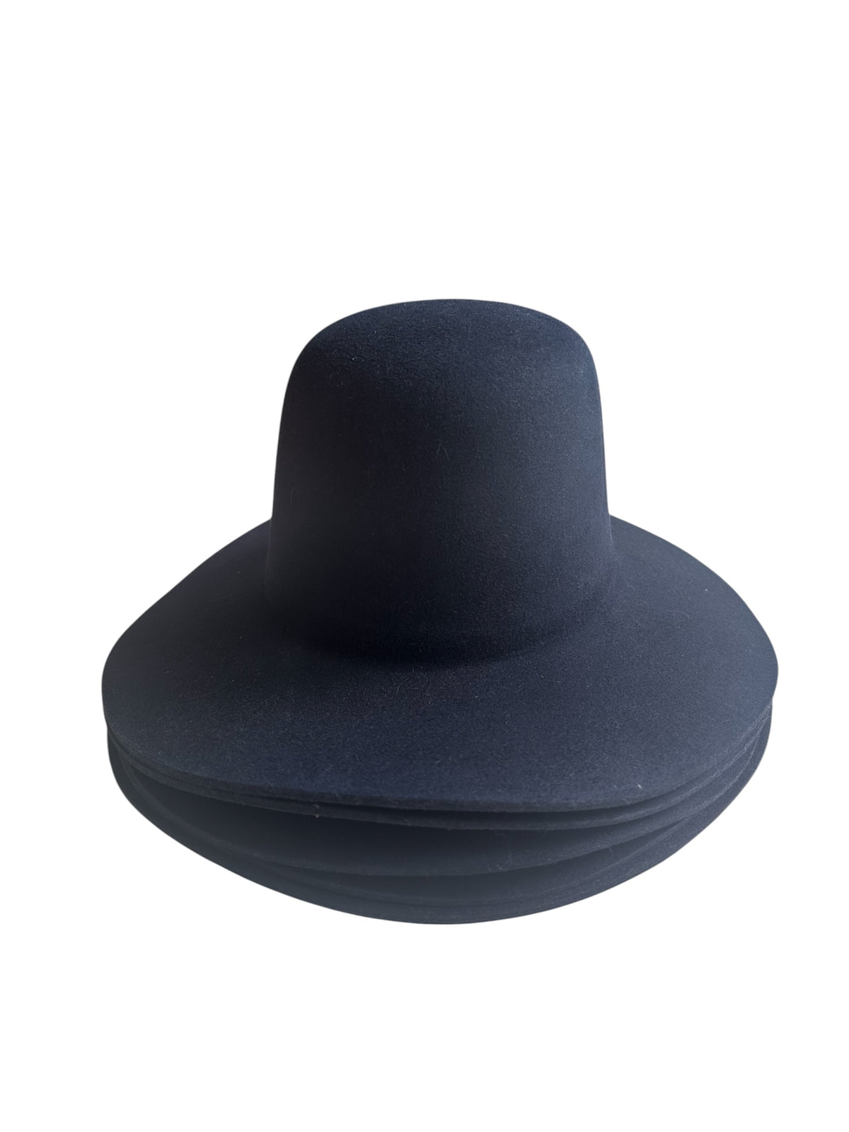 Hat Bodies 100% fur 200 gms - Preblocked - Navy blue