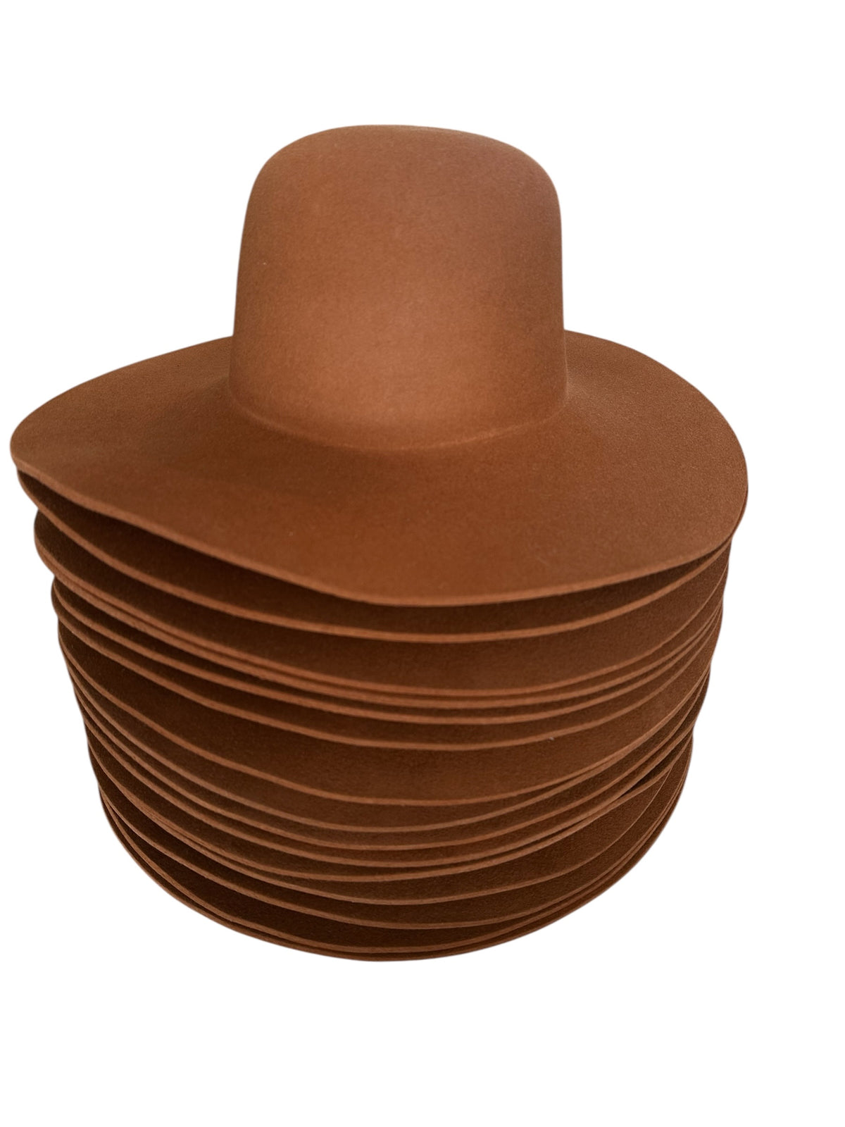 Hat Bodies 100% fur 220 gms - Whisky- Preblocked