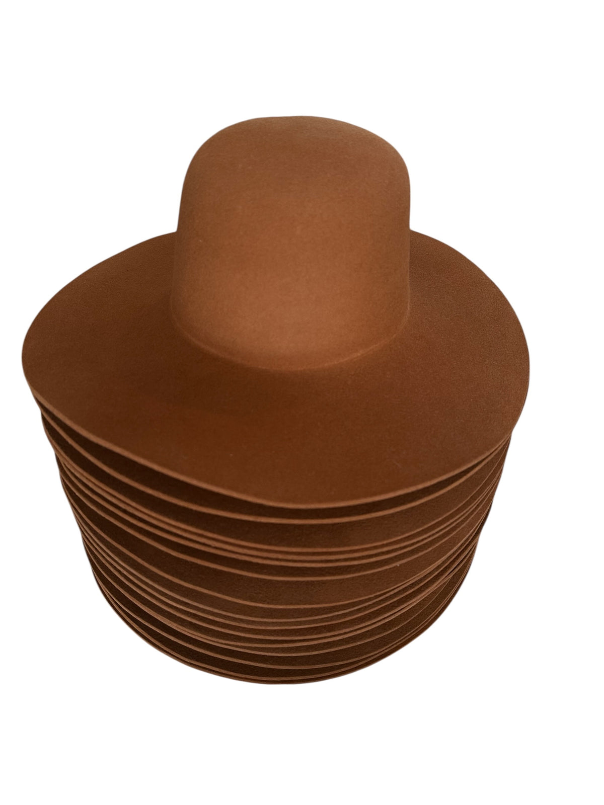 Hat Bodies 100% fur 220 gms - Whisky - Preblocked