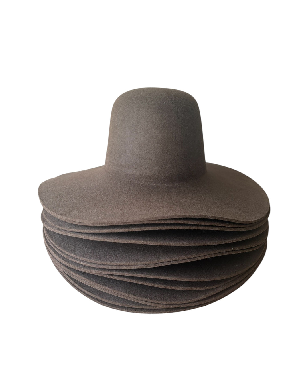 Hat Bodies 100% fur 220 gms - Light Brown - Preblocked