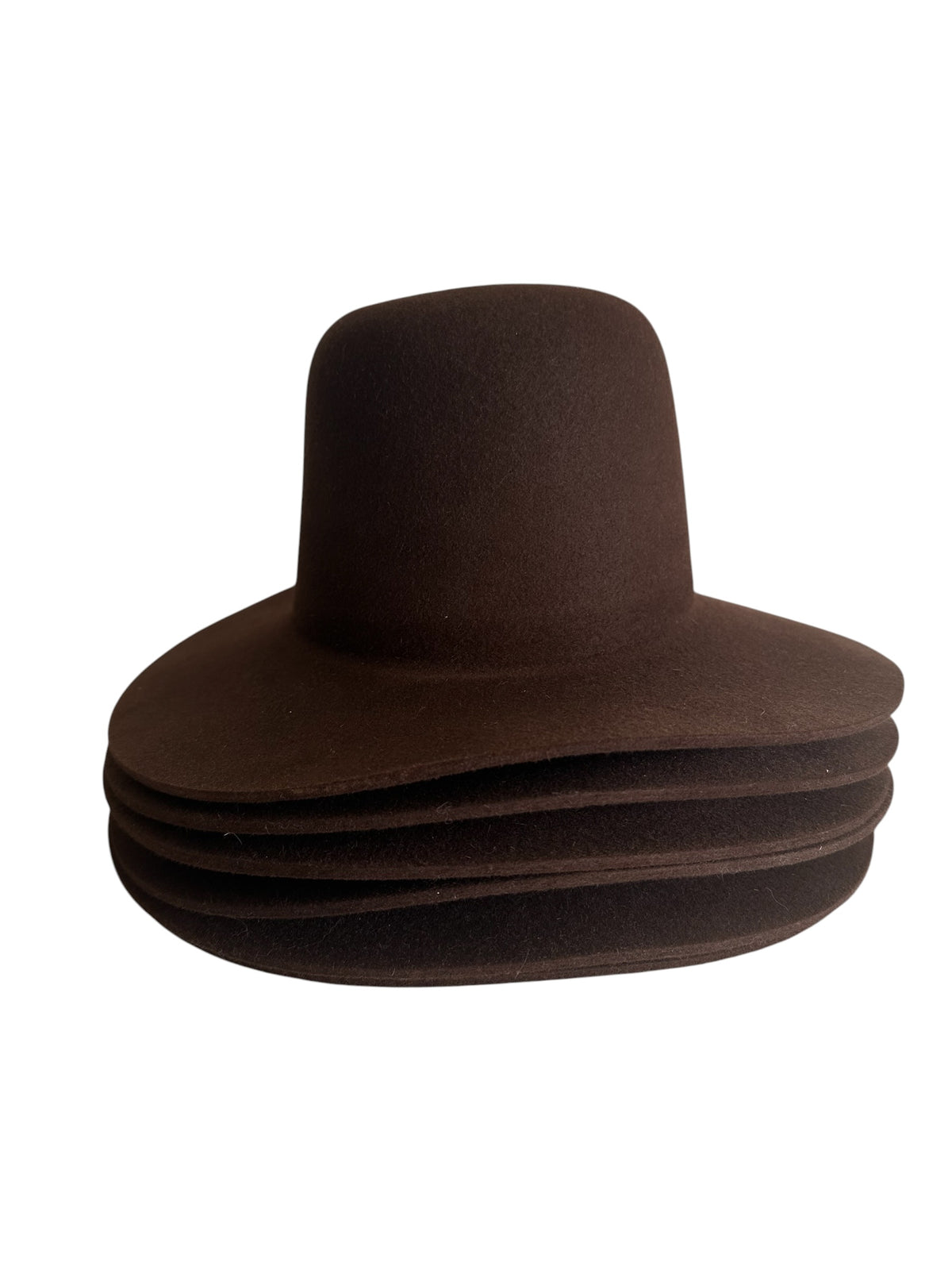 Hat Bodies 100% fur 200 gms - Preblocked- Chocolate