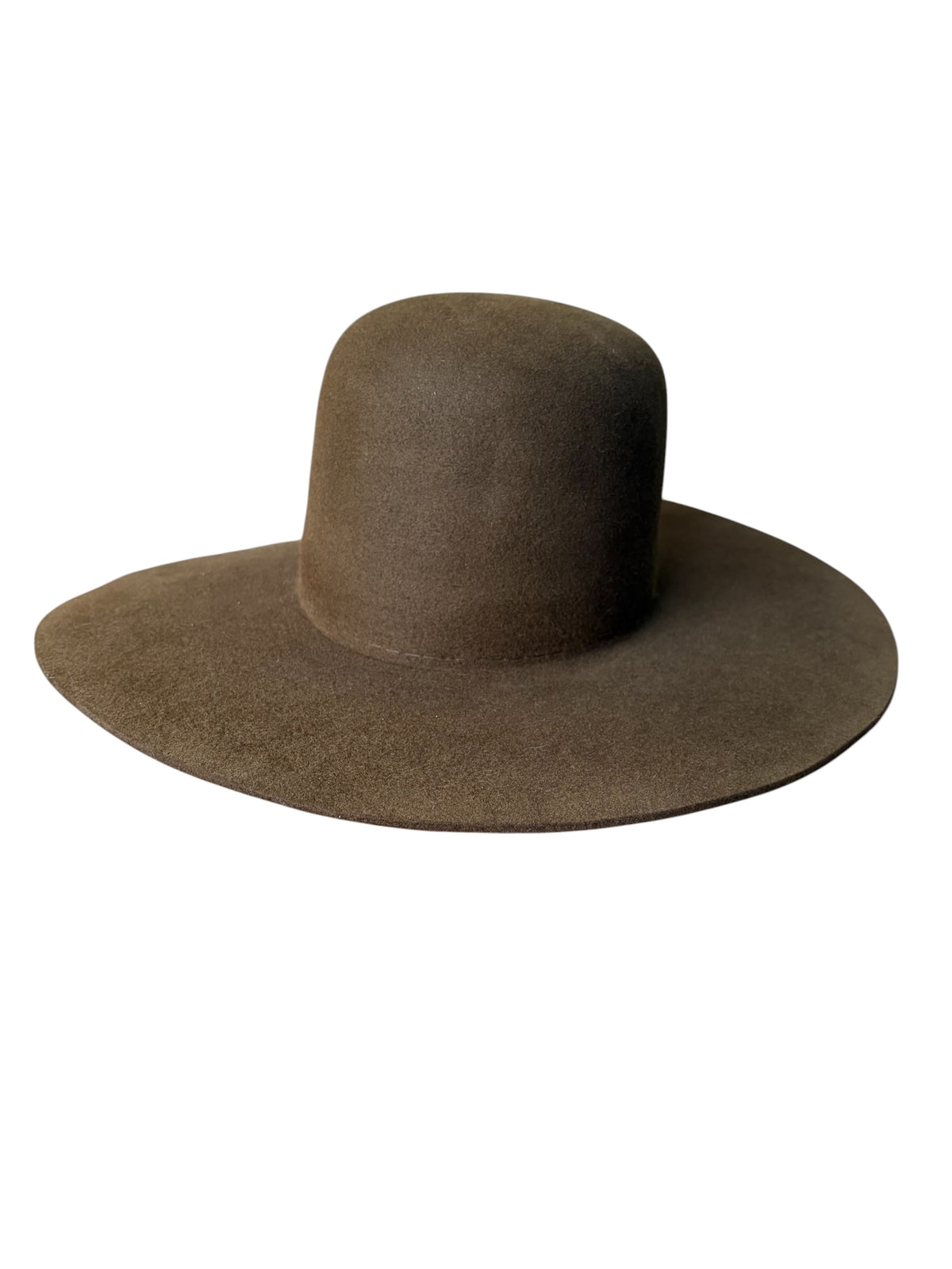 Hat Bodies with sweatband - 100% quality fur felt - 220 gms - Dark Olive green