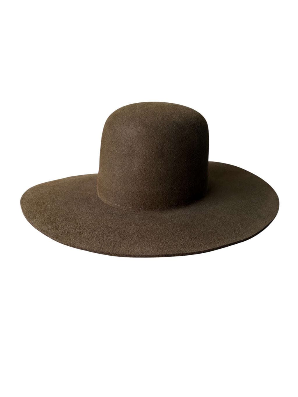 Hat Bodies with sweatband - 100% quality fur felt - 220 gms - Dark Olive green