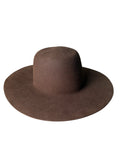 Hat Bodies with sweatband - 100% quality fur felt - 220 gms - Brown